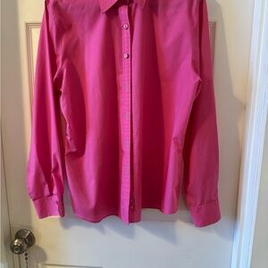 Foxcroft Pink Button Down Shirt